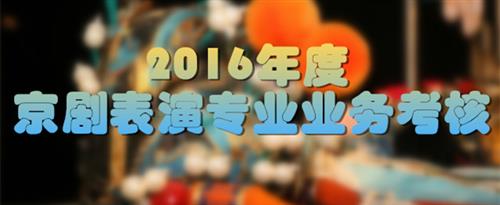 欧美肥婆性猛交丰满大屁股国家京剧院2016年度京剧表演专业业务考...